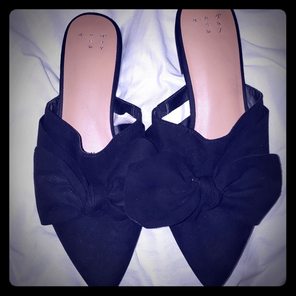 Black mules by A New Day